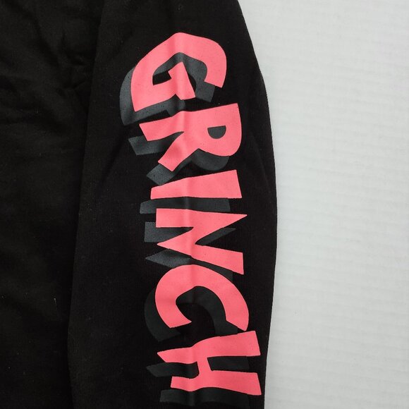 Grinch Hoody Size XS Black New - Picture 4 of 5